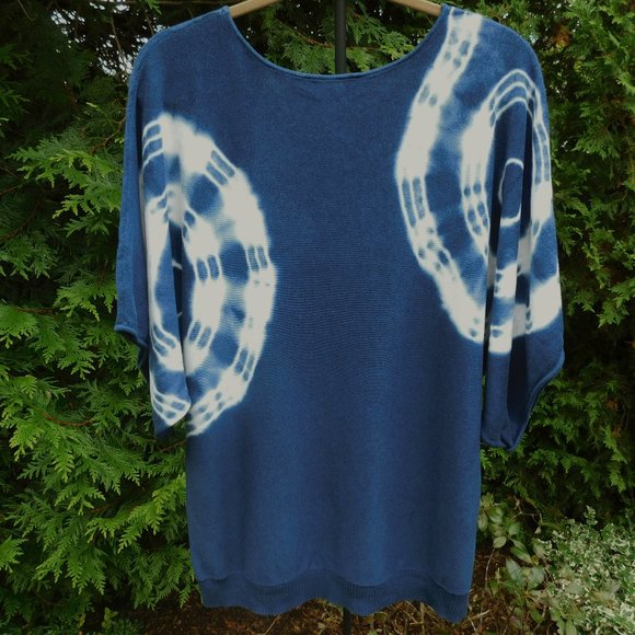 Inc International Concepts Tie Dye Batwing Sweater with Bling - Picture 5 of 5